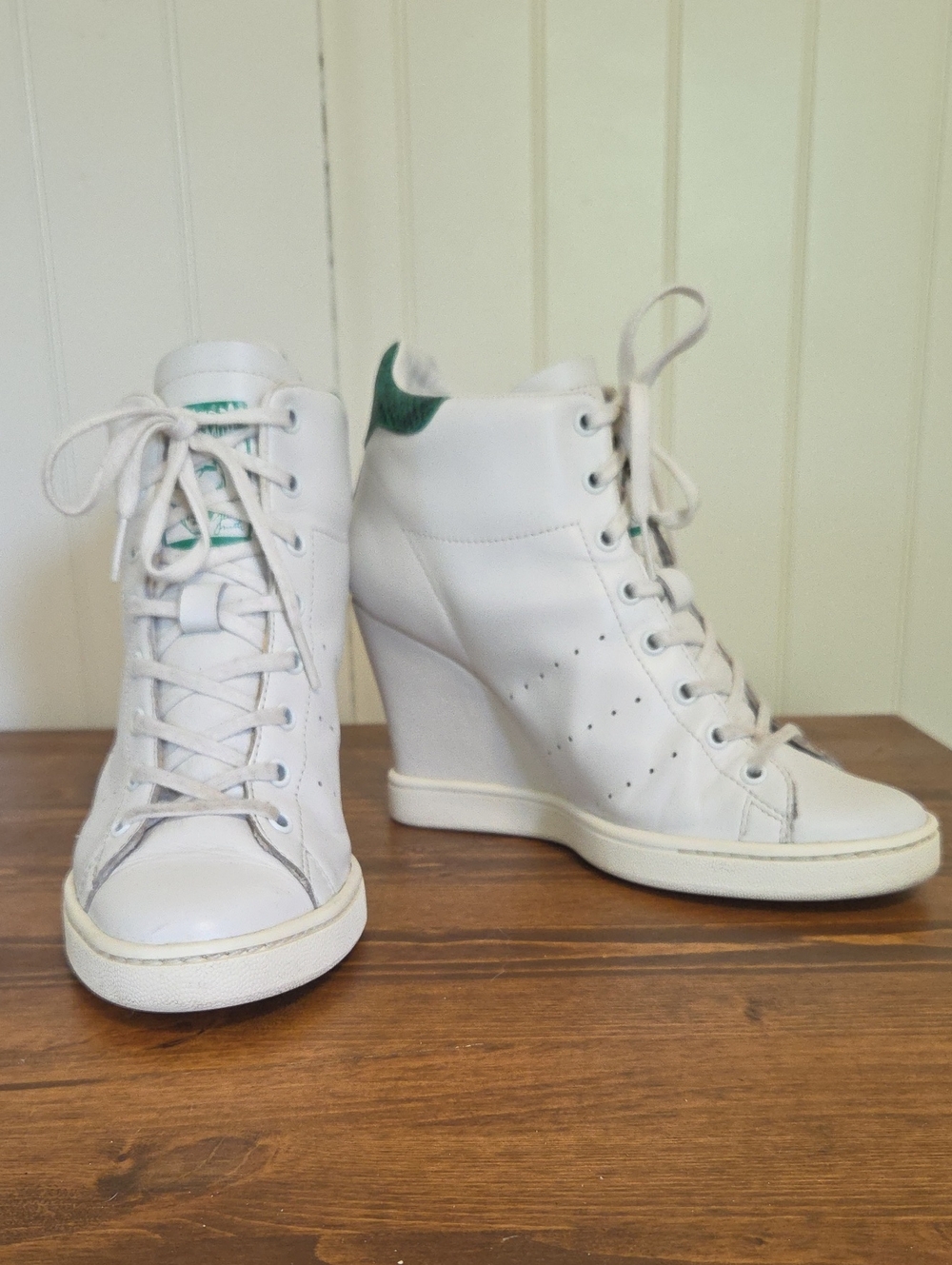 Adidas Stan Smith wedge sneakers